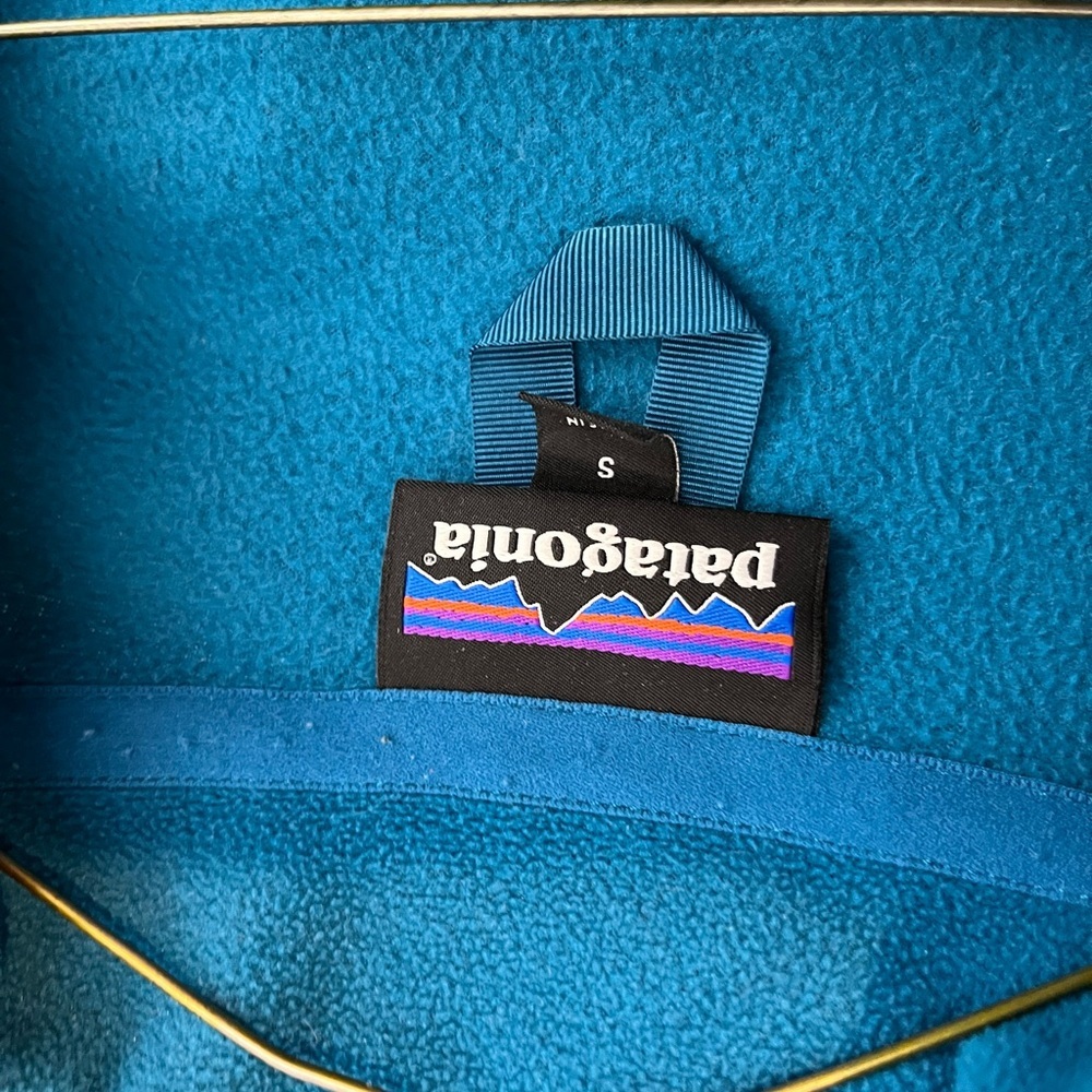 Patagonia aquamarine Blue Fleece Jacket, EUC, Unisex - Picture 5 of 5